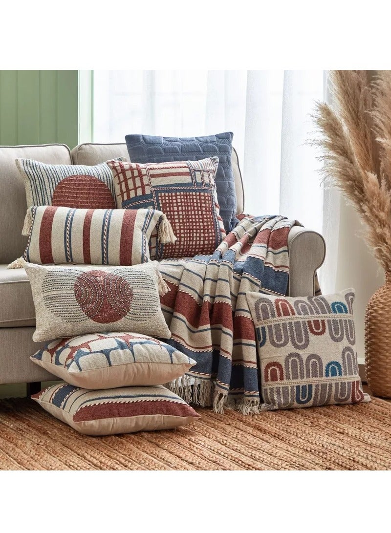 Home Box Art Accent Saba Quilted Cushion Cover - 45x45 cm  - Image 5