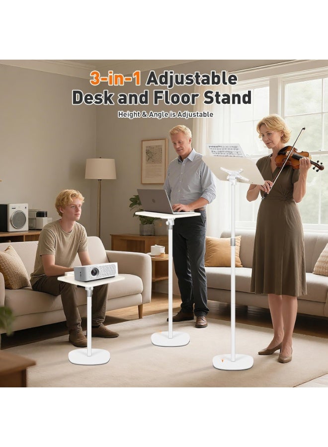 حامل مصحف مسلم مقاس 170 سم، حامل كتاب صلاة للصلاة والعبادة والقراءة، حامل كتب أرضي، حامل خشبي قابل للتعديل للقرآن والكتاب - حامل محمول - Image 3