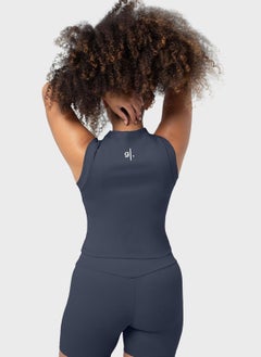 Glossy Lounge Sustainable High Neck Tank Top  - Image 2