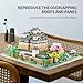 JXRLMB Japanese Micro Building Blocks Sets for Adults 10080 PCS Japan Himeji Castle with Cherry Blossoms Model Kit Big Architecture Landmarks Collection Kit - Image 3
