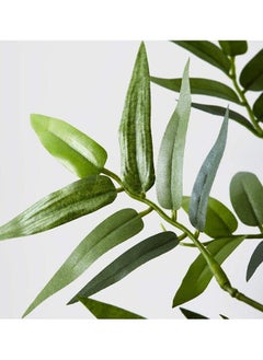 XiuWoo Artificial Potted Bamboo Plant Green/Black 63x12centimeter  - Image 2