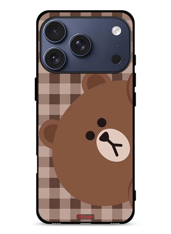 Tolwak Apple iPhone 17 Pro Protective Case Cover Teddy Bear - Image 1