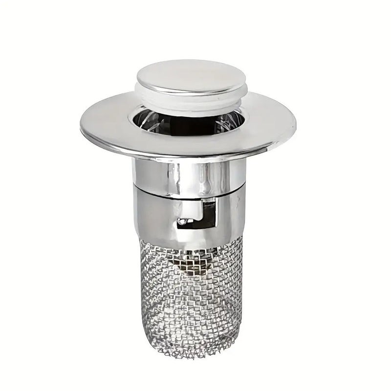 2pcs Stainless Steel Pop Up Bathroom Sink Drain Stopper With Anti Clog Anti Odor Easy Clean - Image 4