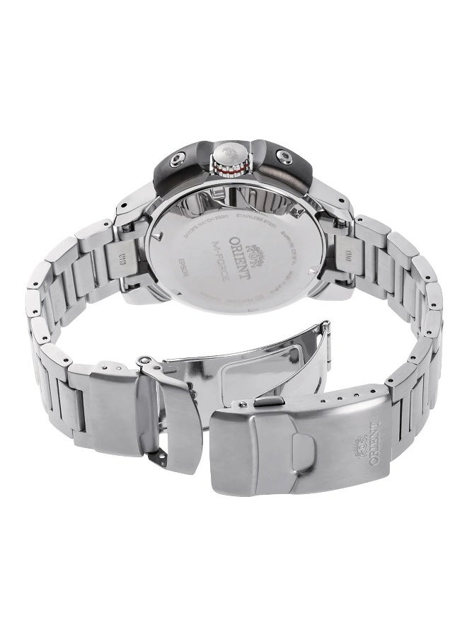 ORIENT Men ORIENT Sport M-Force RA-AC0L08Y00B - Stainless Steel Male Mechanical 3 hands - Image 2
