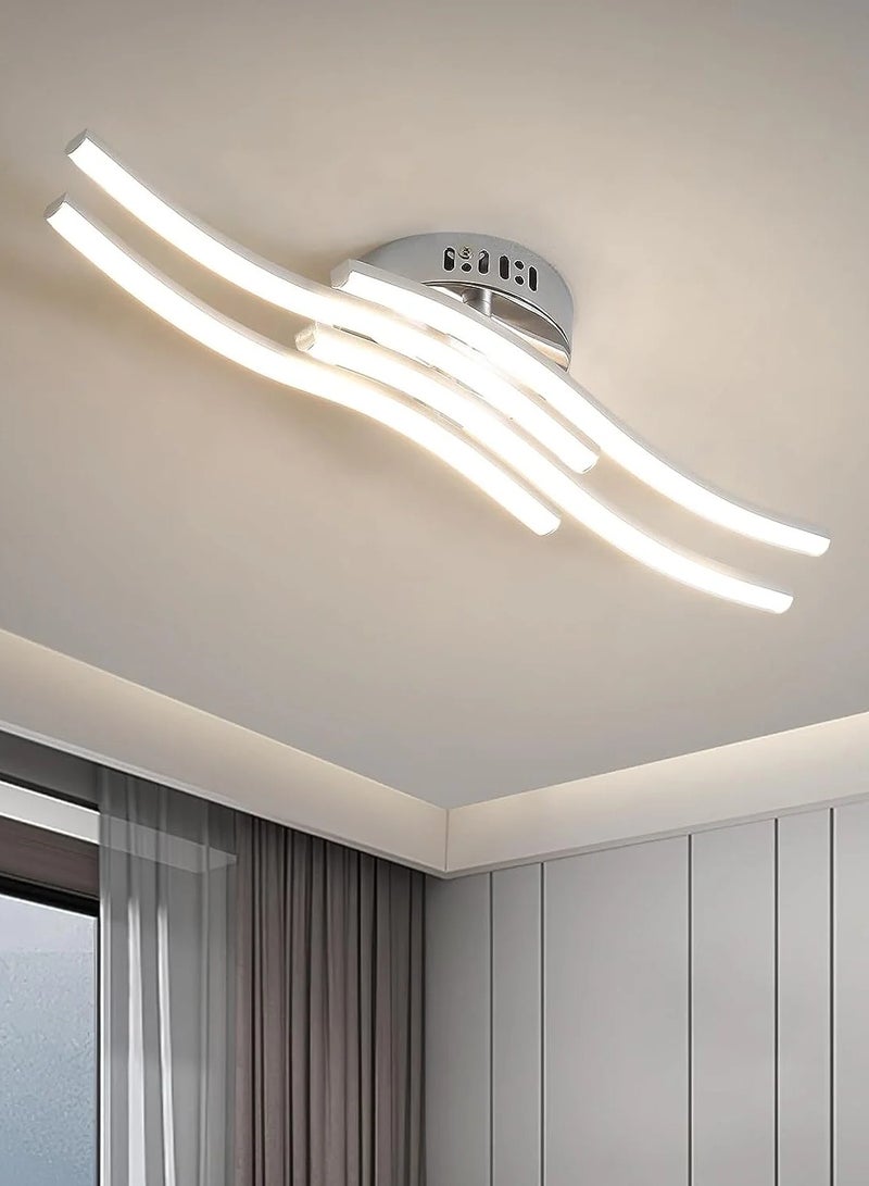 Comely Ceiling Light Led Modern Design Wave Shape Ceiling Lamp Warm White for Living Room,fashion trend  - Image 1