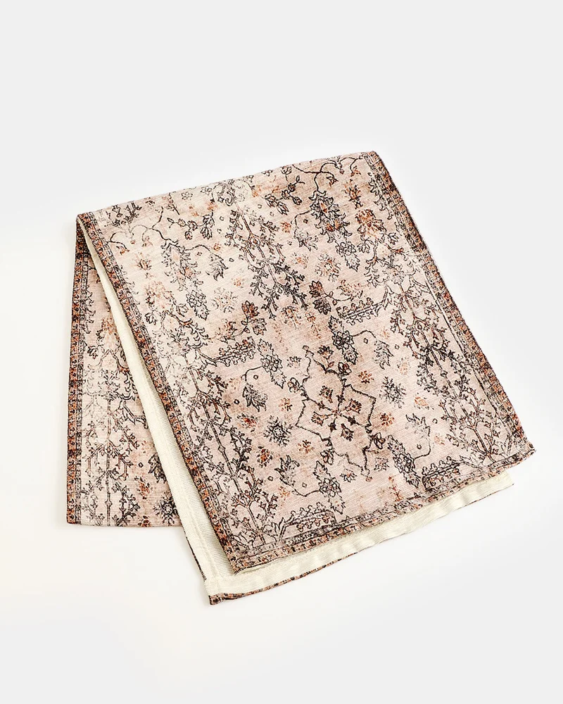 ردتاغ رانر طاولة متعدد الألوان بطبعة 35 سم × 180 سم