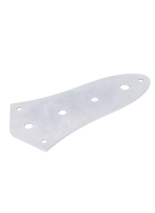 Thoraya - Jazz Bass Control Plate 4 Hole Blank Steel Metal Replacement for Electric Guitar - Image 1