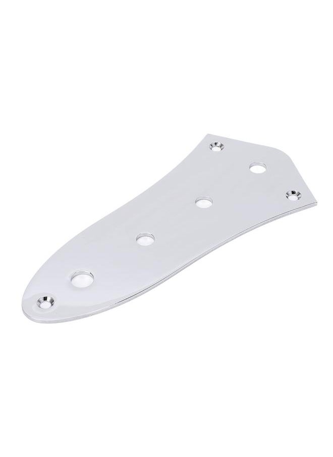 Thoraya - Jazz Bass Control Plate 4 Hole Blank Steel Metal Replacement for Electric Guitar - Image 1