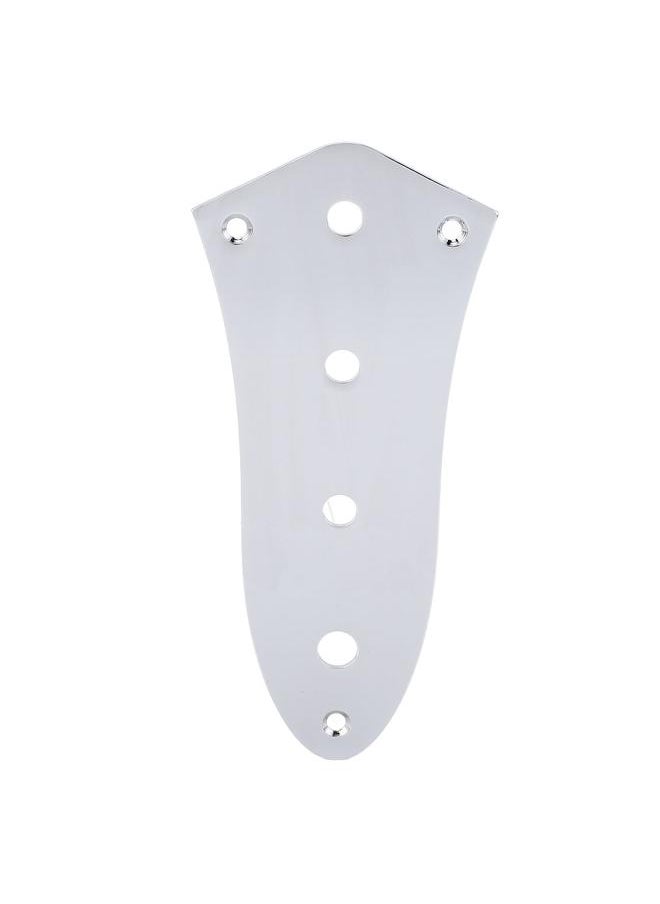 Thoraya - Jazz Bass Control Plate 4 Hole Blank Steel Metal Replacement for Electric Guitar - Image 1