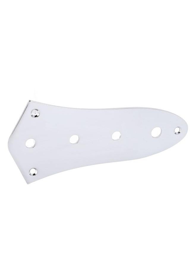 Thoraya - Jazz Bass Control Plate 4 Hole Blank Steel Metal Replacement for Electric Guitar - Image 1