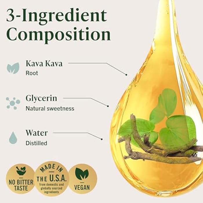 HERBAMAMA Kava Kava Drops - Vegan Relaxation & Mood Support with Root Extract - Non-GMO, Alcohol & Sugar-Free Liquid Calming Supplement, 84-Day Supply - Image 4