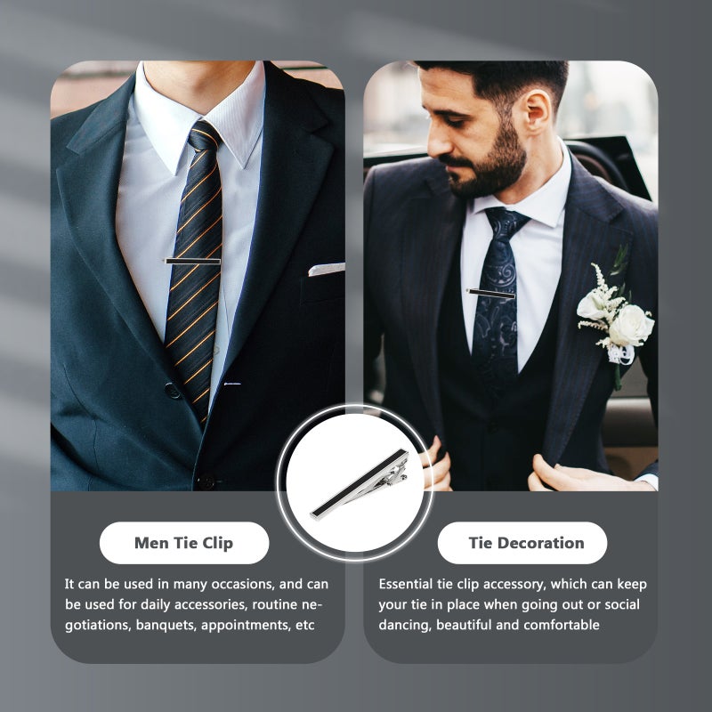 1Pc Fashion Tie Clip Copper Men Necktie Clasp Business Tie Clamp - Image 5