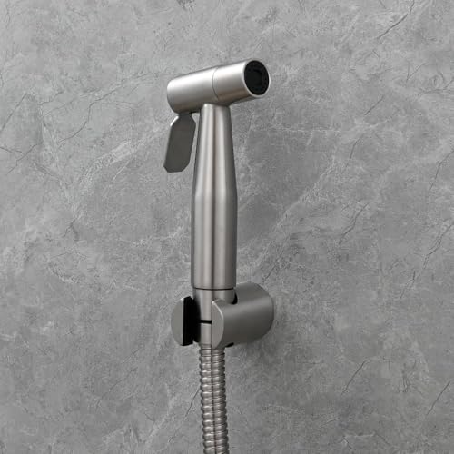 InArt Stainless Steel Heavy Duty Jet Spray Gun/Health Faucet for Toilet,1pc Gun Only, Brushed Finish - Image 4