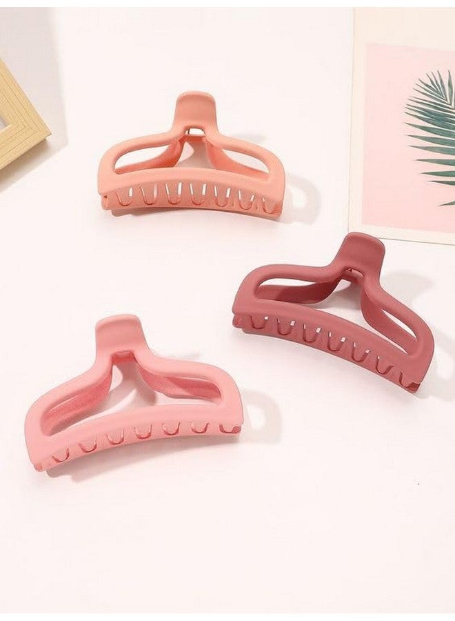 ZUGAD Big Hair Claw Clips Large Butterfly Hair Clips For Women's 3.6" Large Jelly Clip Larger Size Hair Clip For Girls Hair Accessories For Long Thick Hair 2 Pcs, Multi. - Image 1