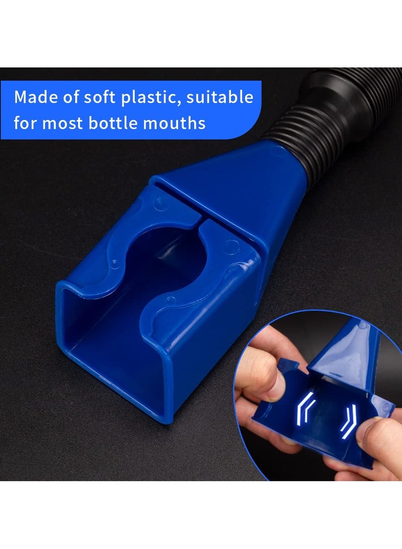 Generic Flexible Draining Tool Snap Funnel, Multi Purpose Flexible Fold Oil Funnel Tool Multi Functional Flexible Draining Tool.  - Image 2