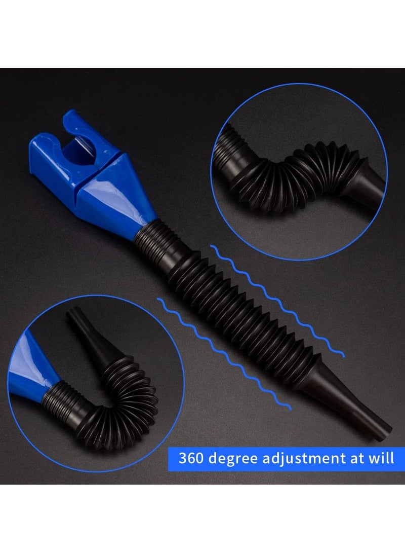 Generic Flexible Draining Tool Snap Funnel, Multi Purpose Flexible Fold Oil Funnel Tool Multi Functional Flexible Draining Tool.  - Image 4