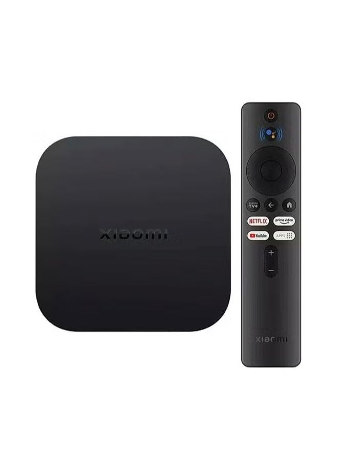Mi Home - Xiaomi Mi Box S (2nd Gen) 4K Ultra HD Streaming Media Player, Quad-Core CPU, Google TV, Google Assistant & Remote, Dual-Band Connectivity, Black | MDZ-28-AA - Image 1