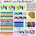 Moncinday 134 Pcs Video Game Party Favors Includes Video Game Slap Bracelet Keychain Stamper Whistle Mesh Bag Card Stickers Tattoos for Kids Gaming Party Favors Birthday Goodie Bag Fillers - Image 4
