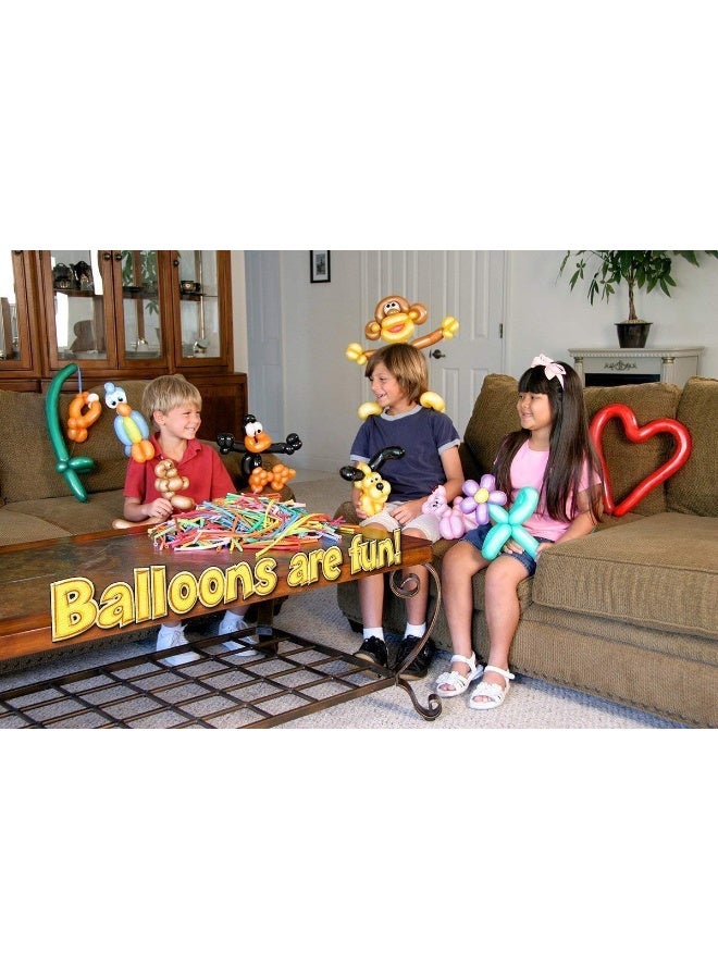 Koogel 400PCS 260Q Twisting Animal Balloons Assorted Color Thickening Latex Twisting Modeling Long Magic Balloons for Animal Shape Weddings, Birthdays Clowns, Xmas Presents - Image 1