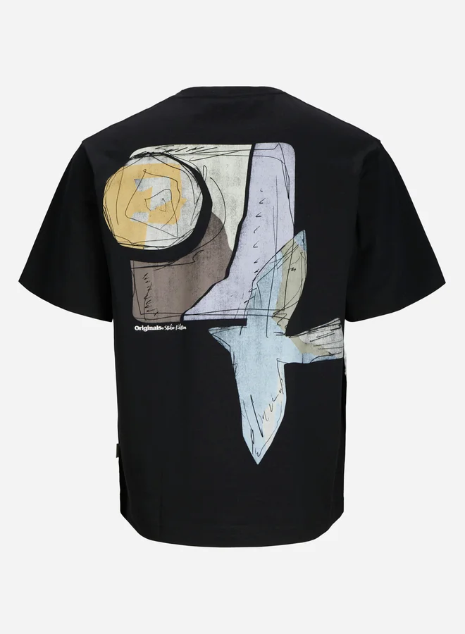 JACK & JONES Graphic Print Crew Neck T-Shirt