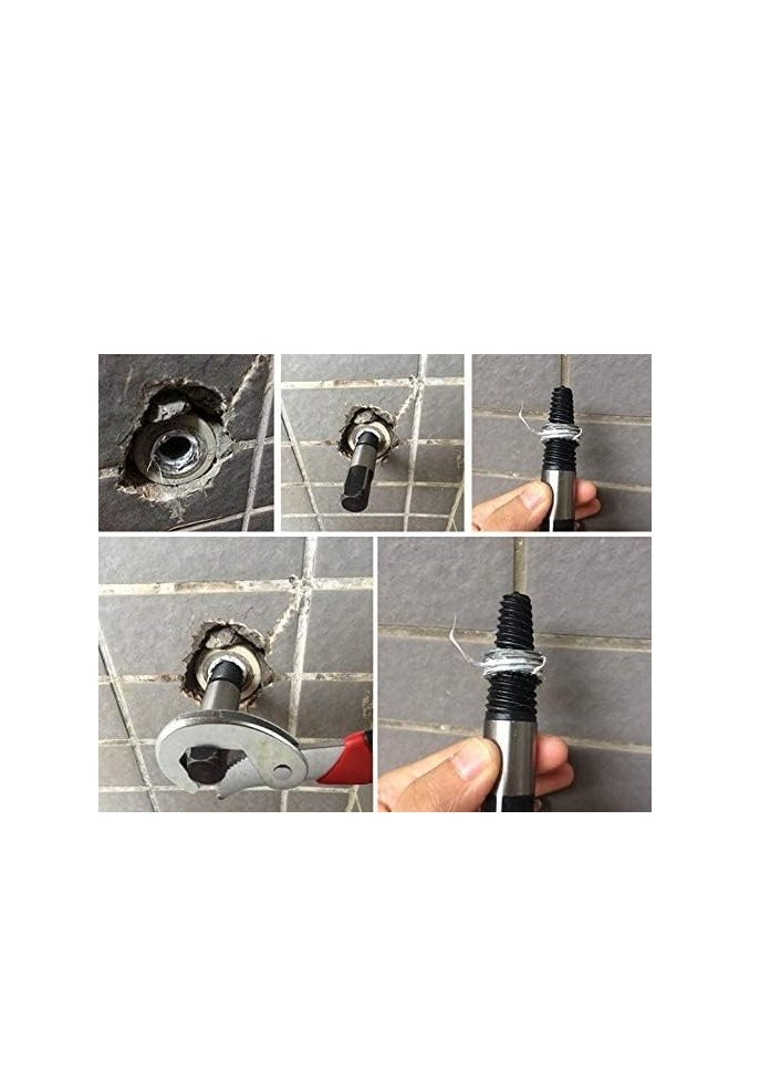 ABBASALI 6 Pcs Lot Damaged Broken Screws Extractor Drill Bits Easy Out Remover Center Drill Damaged Bolts  - Image 2