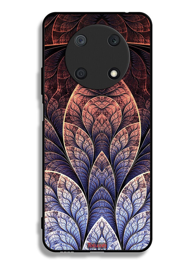 Tolwak Huawei nova Y90 Protective Case Cover Floral Fractal Abstract - Image 2