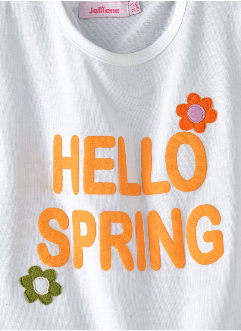 Jelliene Sunshine Squad: Girls' Breezy Cotton Tees Playful Prints & Summer Fun  - Image 3