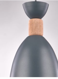 نجفة شوب دلايه مودرن رمادي 1 لمبه  - Image 2