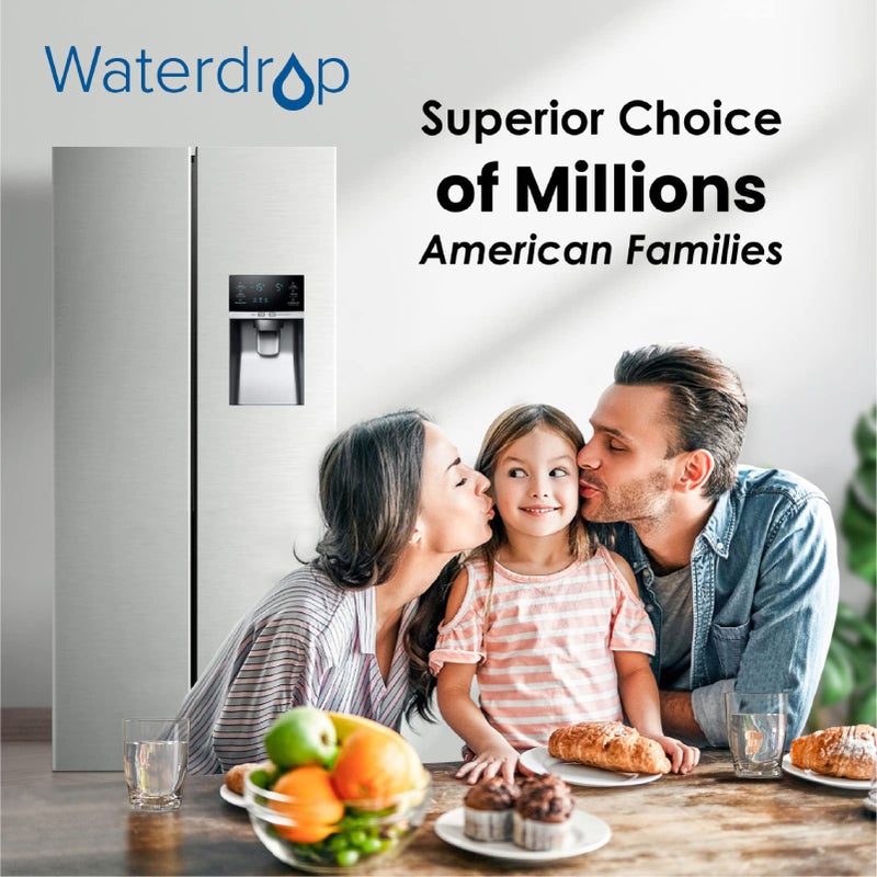 Waterdrop Plus DA29-00003G NSF 401&53&42 Certified Refrigerator Water Filter, Replacement for Samsung® DA29-00003G, DA29-00003B, DA29-00003A, Aqua-Pure Plus, HAFCU1 (Package May Vary) - Image 2