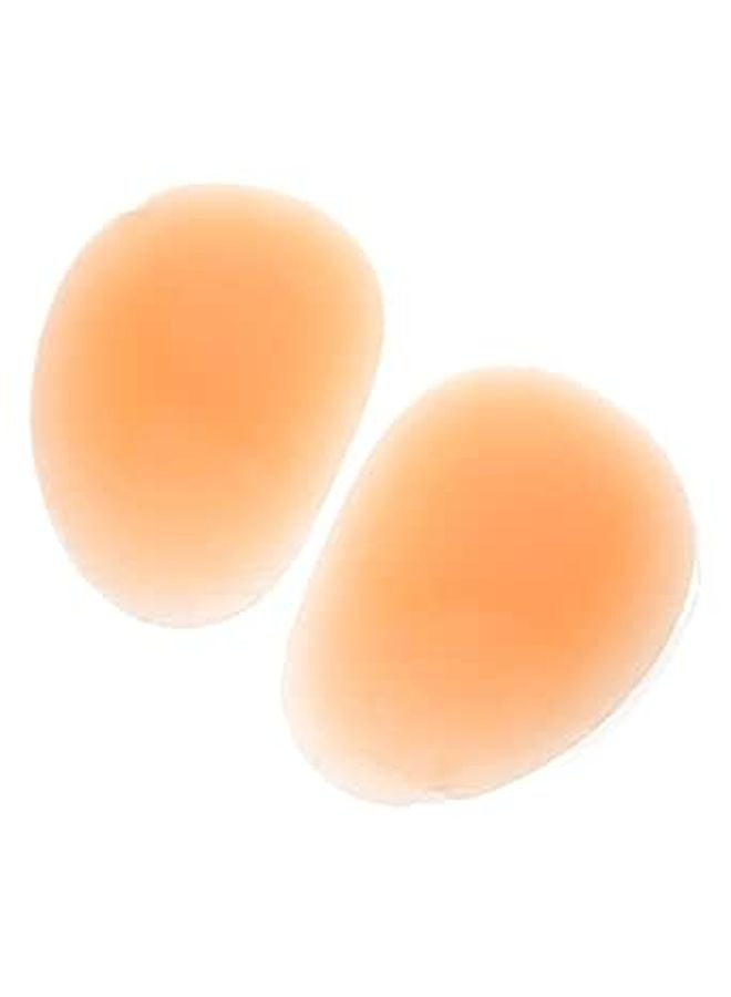Silicone Calf Support Pads For Women Leg Correction Adhesive Beige - Image 1