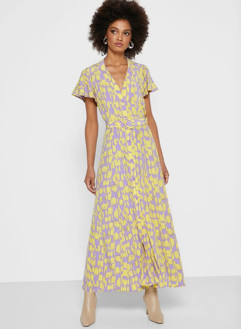 French Connection Islanna Printed Shirt Dress