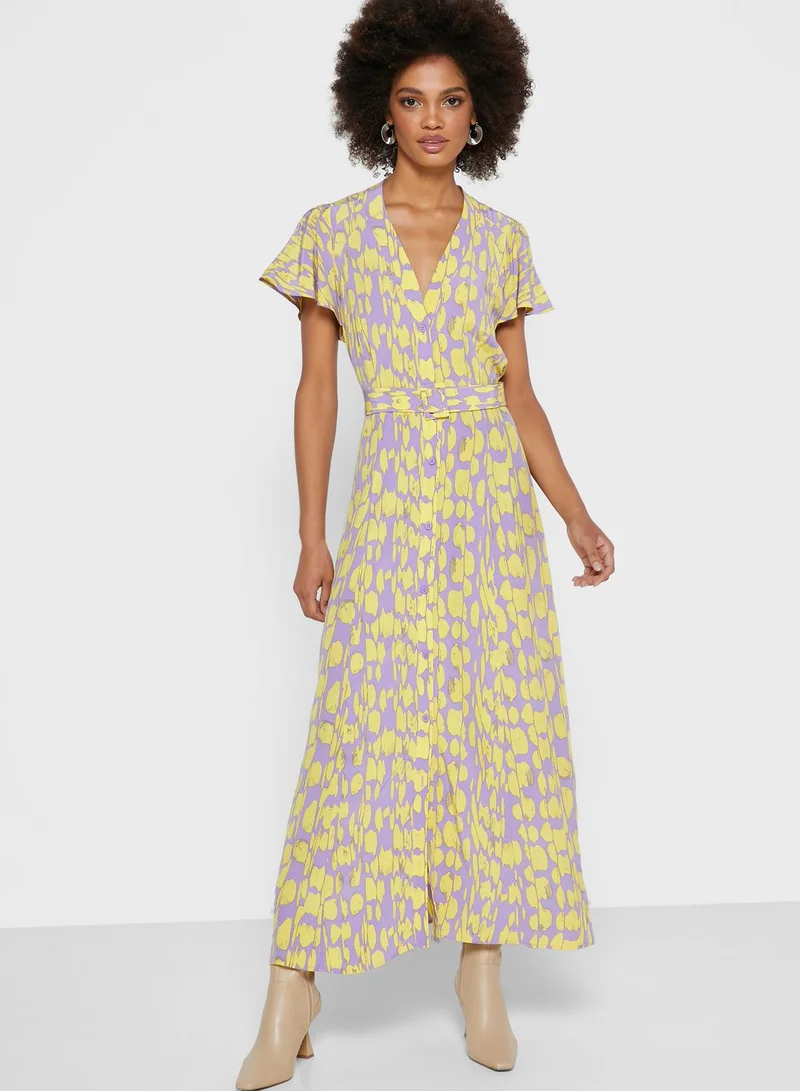 French Connection Islanna Printed Shirt Dress