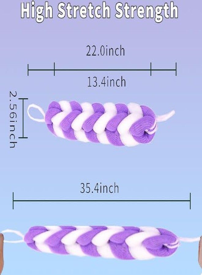 Sir Prize Hanging Bath Shower Long Loofah Sponge Pouf Body Scrubber Exfoliator| Bathing Long Loofah for Men and Women| Ultra Soft Bath Sponge Loofah/Scrub (pack of 2) - Image 4
