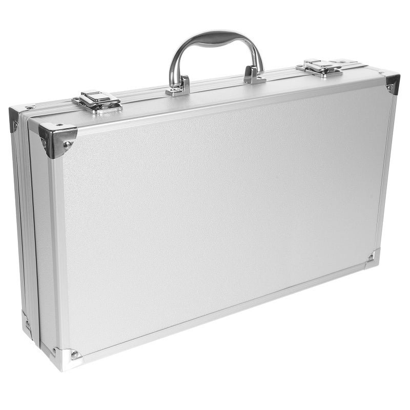 ERINGOGO Large Capacity Toolbox Aluminum Alloy Tool Case with Safety Clasp Portable Storage Box for Medicine and Tools 1417X826X295 Inch - Image 2