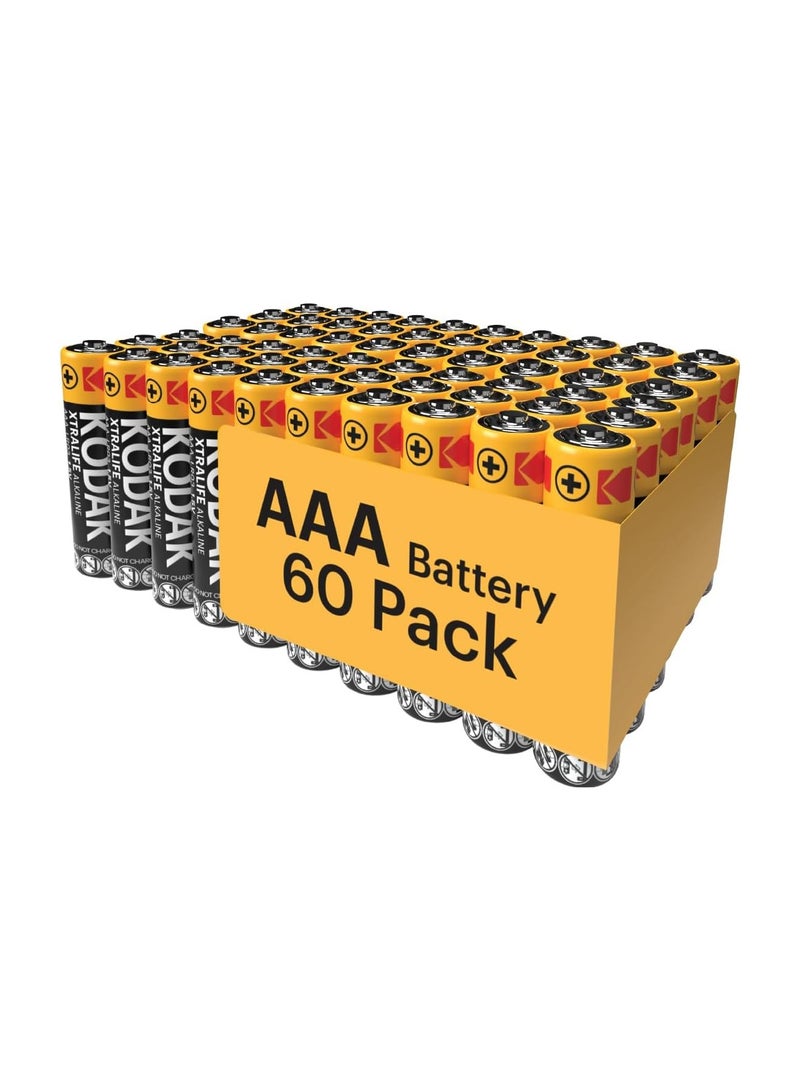Kodak Kodak | AAA Batteries | Triple A | Disposable Household | Alkaline 1.5V | 60 Pack 