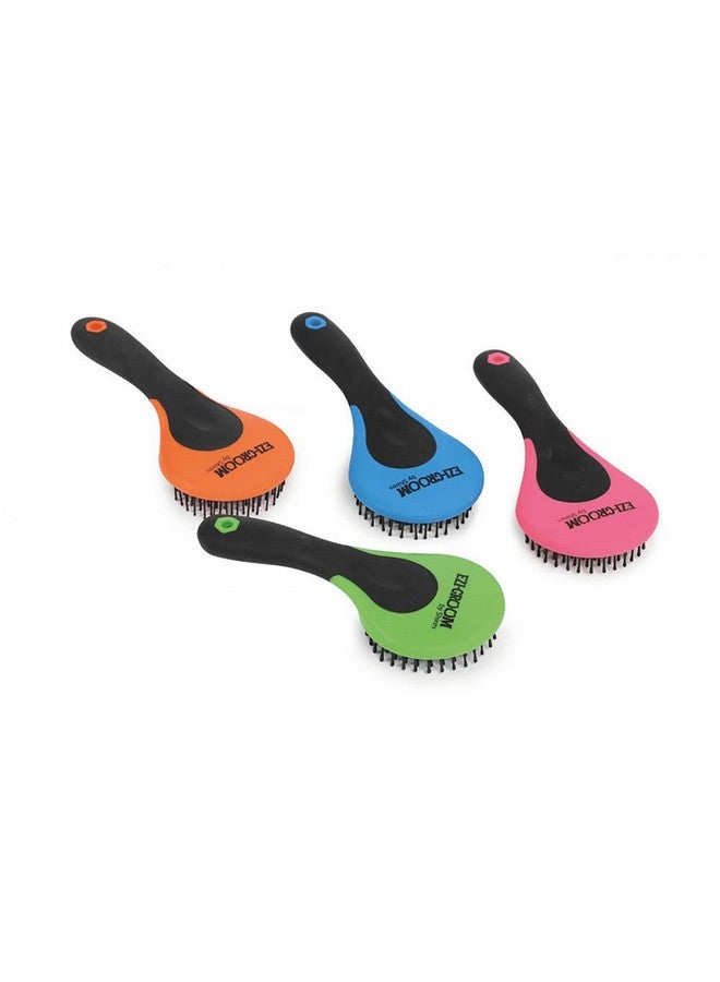 Shires EZI-GROOM GRIP MANE & TAIL BRUSH (Burgundy) - Image 1