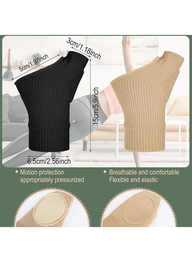 ساوث مون 4 PCS مسمار الإبهام، كيس ضغط الرسغ المرنة مع وسادات الجيل، رسغ قابل للتنفّس، مسمار الإبهام للرياضة تخفيف الألم التهاب الأوتار - Image 2