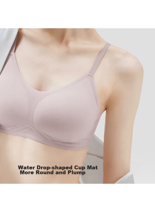 Bananain Jiaonei Jiaojia Cup Soft Support Women's Bra, Wireless, Side Support, Push-up, Small Breast, Seamless, Breathable, Summer Brassiere - Image 2