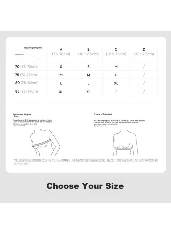 Bananain Jiaonei Jiaojia Cup Soft Support Women's Bra, Wireless, Side Support, Push-up, Small Breast, Seamless, Breathable, Summer Brassiere - Image 5