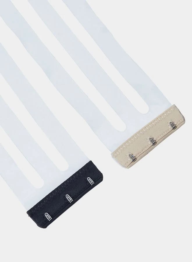 Styli Set of 2 - Transparent Back Band Bra Extenders