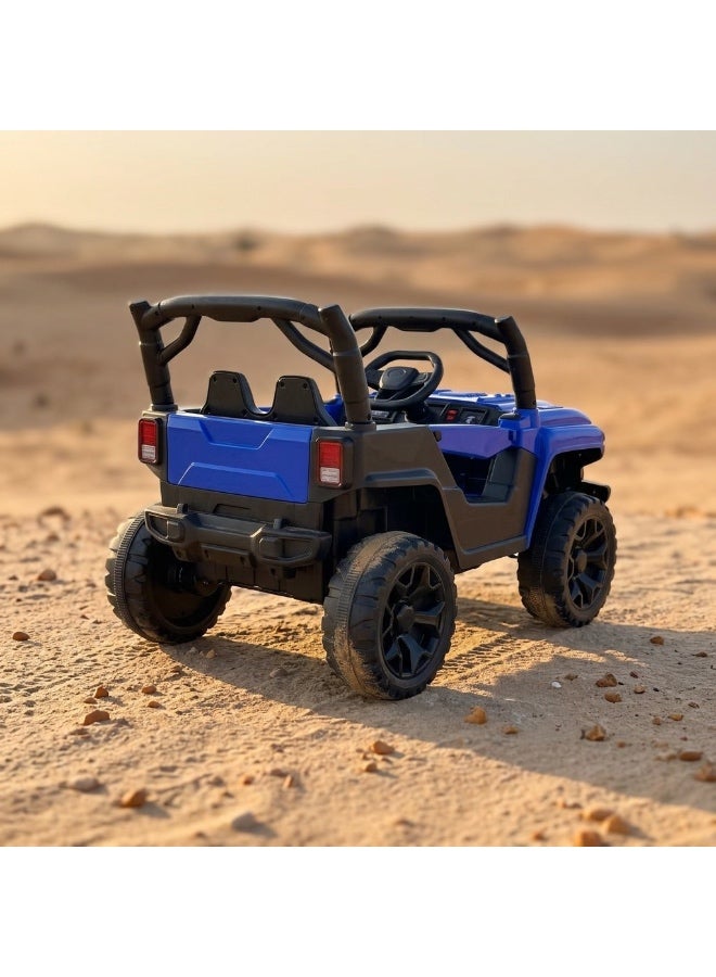 StarKids An electric car for children with a powerful 12-volt battery and dual motor system, equipped with a rocking function, Bluetooth technology, and full remote control. - Image 4
