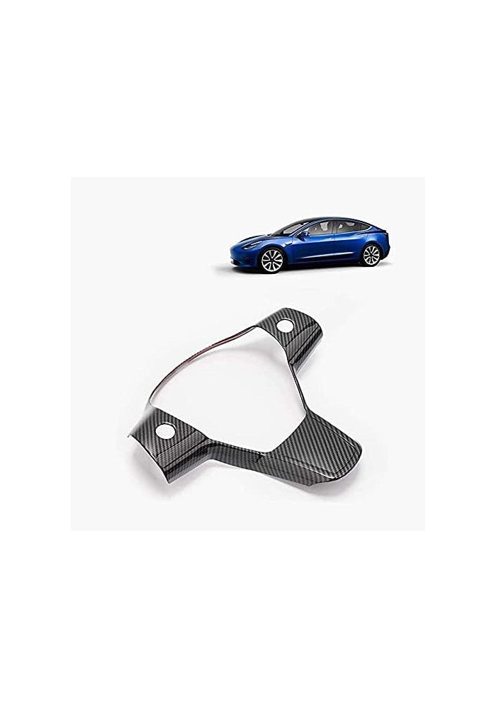 Wivplex Carbon Fiber Steering Wheel Cover for Tesla Model Y - Image 3