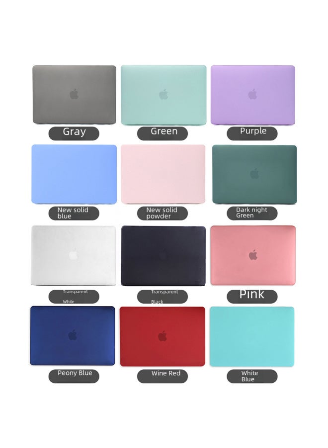 Crystal Matte Protective Case For MacBook Apple Laptop Protective Case MacBook Air Case-Color:Frosted Flat-Burgundy-Applicable Model:2021-2024pro14(A2442/2779/2918/2992/3112/3185/3401 - Image 3