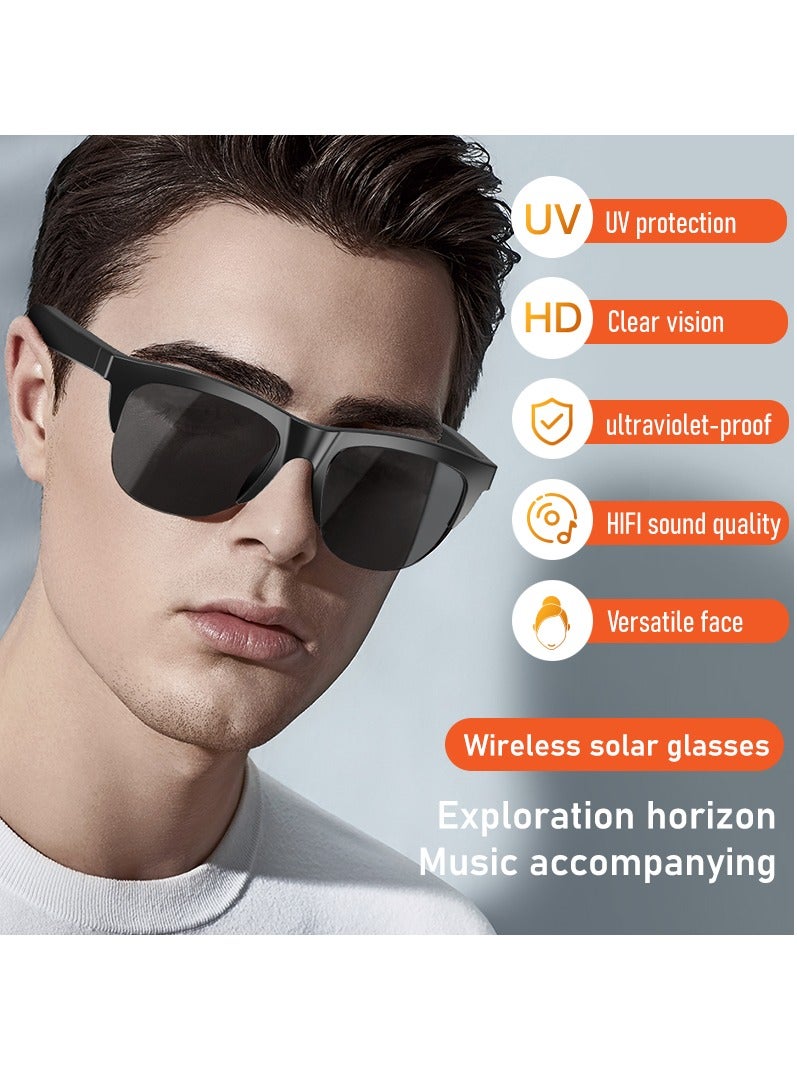 F06 Connected Bezel IP4 Waterproof Parasol Wireless Stereo Android Glasses With Bluetooth Headphones Sport Electric Scooter Men - Image 4