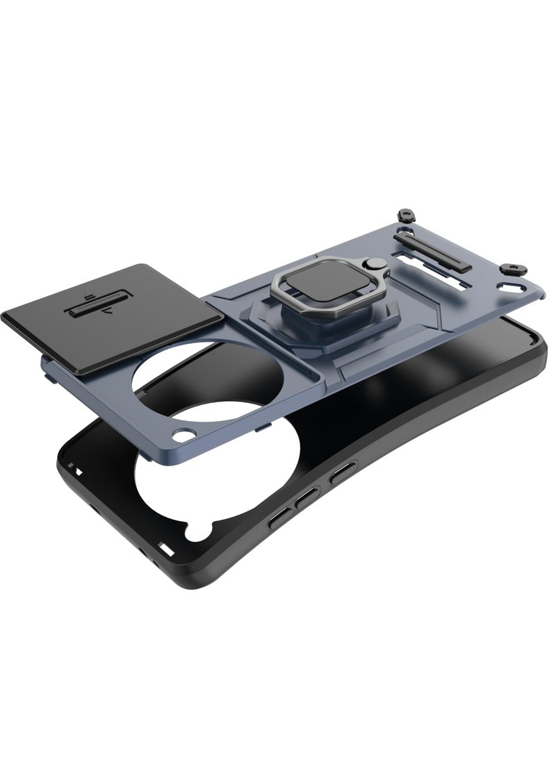 SYOSI Case for OnePlus 12 5G Military Grade Protection with Lens Protects Magnetic Kickstand Car Holder Phone Case Dual Layer Protective Heavy Duty Armor Rugged 360° Full Body Protection - Image 2