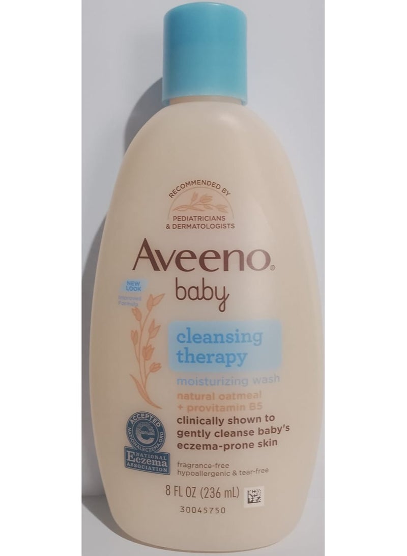 Aveeno Baby Cleansing Therapy Moisturizing Wash 236ml 
