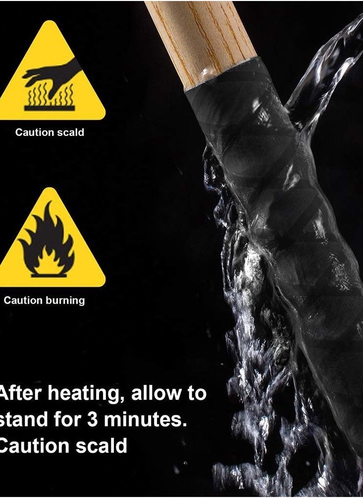 Y&D Heat Shrink Sleeve Wrap Tube for Fishing Rod Handle Cork, Grip Cover Industrial Tubing Fly Accessories, Non-Slip Waterproof and Insulated, 40" Long, 1.2" Diameter  - Image 4