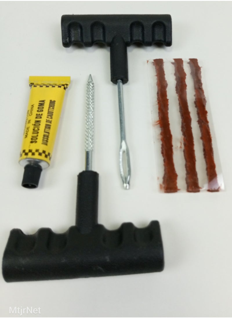 MtjrNet Tubeless Tyre Repairing Puncture Automotive Repair Tools Kit  - Image 1