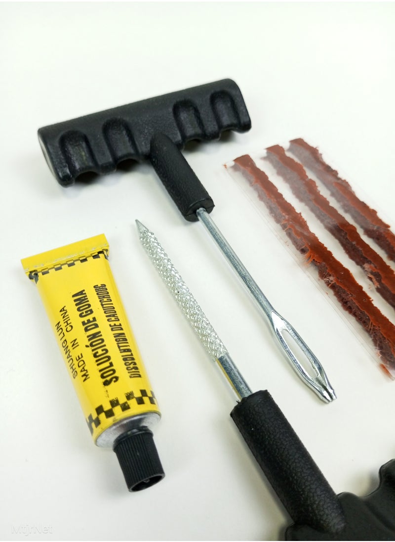 MtjrNet Tubeless Tyre Repairing Puncture Automotive Repair Tools Kit  - Image 2