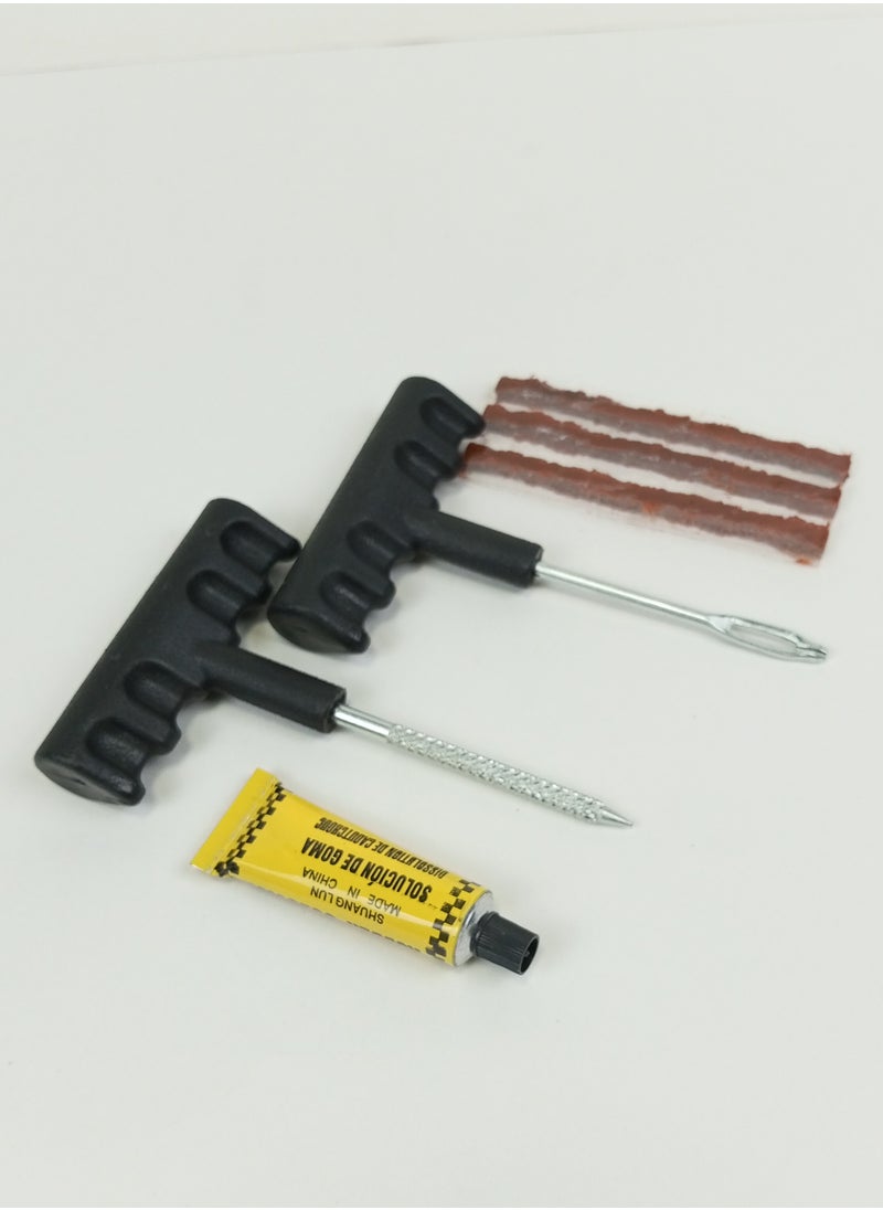 MtjrNet Tubeless Tyre Repairing Puncture Automotive Repair Tools Kit  - Image 3